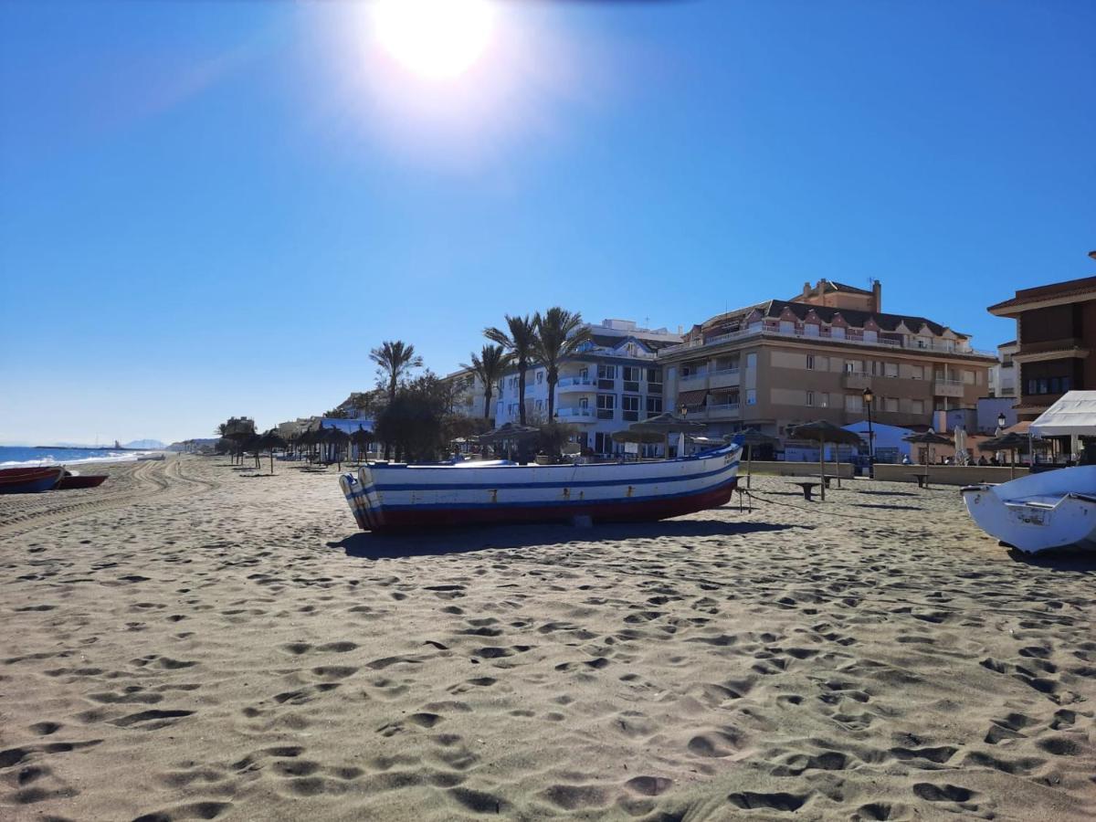 Noria 2, Pied Dans Le Sable, Magnifique Vue Mer, Piscine, Garage, Climatisation San Luis de Sabinillas Eksteriør billede