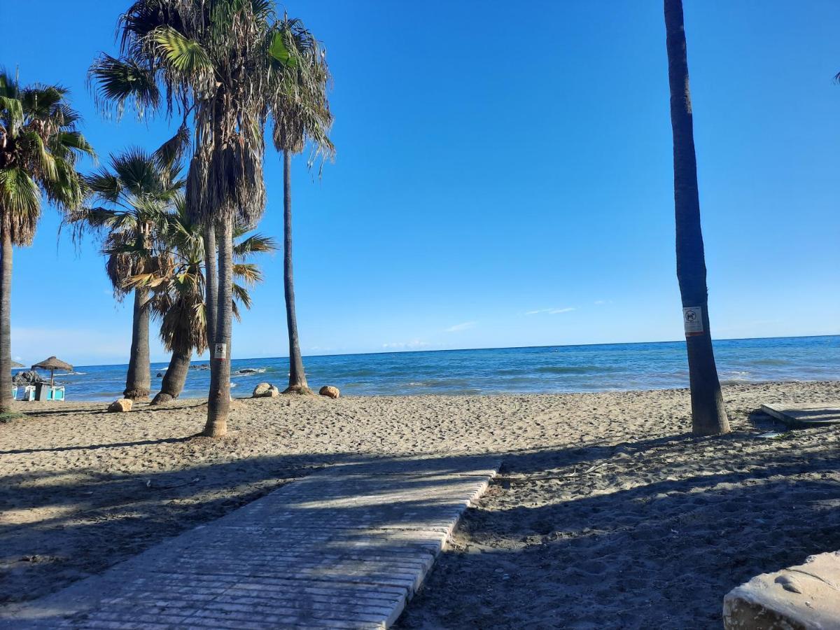 Noria 2, Pied Dans Le Sable, Magnifique Vue Mer, Piscine, Garage, Climatisation San Luis de Sabinillas Eksteriør billede